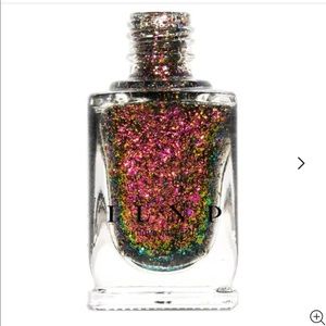 ILNP Electric Carnival pink to green ultra chrome flakie nail polish